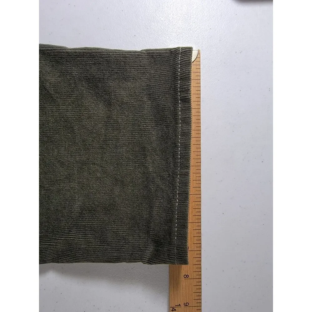 NWT J. Crew Men's Green Corduroy Pants - 34 x 32